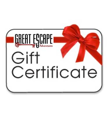 $15 Gift Certificate Merchandise Great Escape Adventures ~ Board