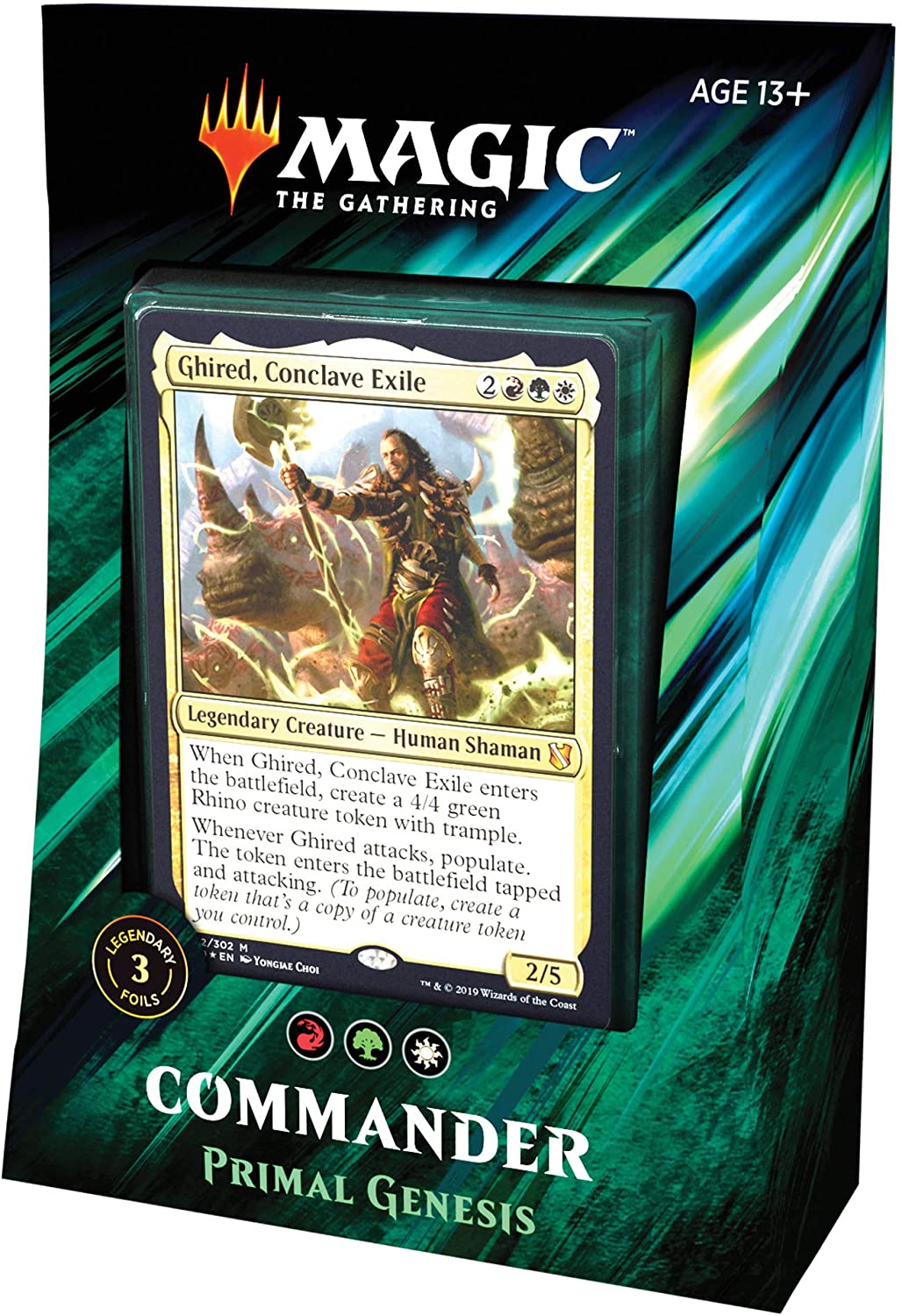 Foil Conclave Exile x1 1x English -BFG Commander 2019 Near Mint Ghired 