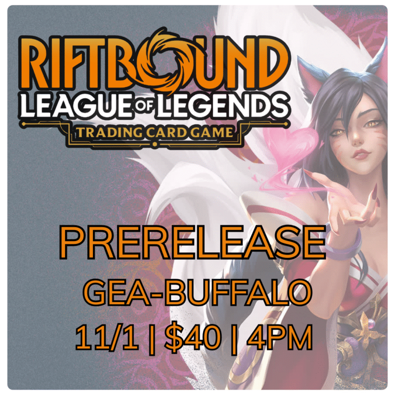 Riftbound Origins Prerelease - Buffalo - 11/1 - 4pm (3pm sign-ins begin)