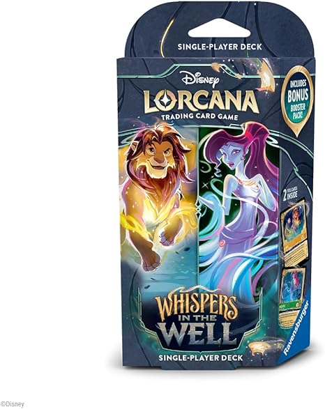 LORCANA Single Player Deck - Whispers In The Well - Amber & Emerald