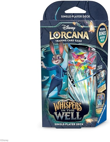 LORCANA Single Player Deck - Whispers in The Well - Sapphire & Steel