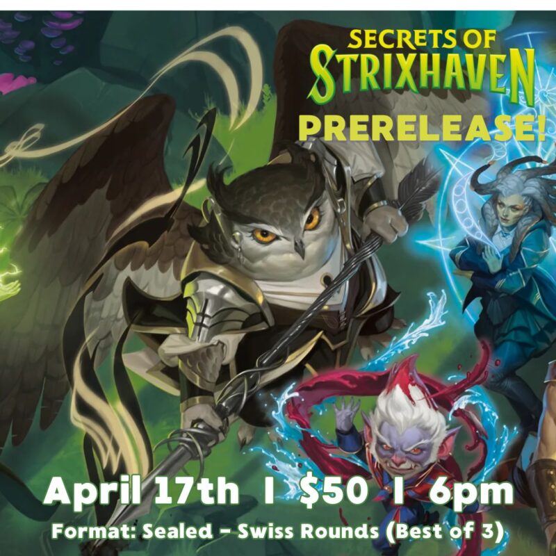 MTG Secrets of Strixhaven Prerelease - Horseheads - 4/17 - 6pm (5pm sign-ins begin)