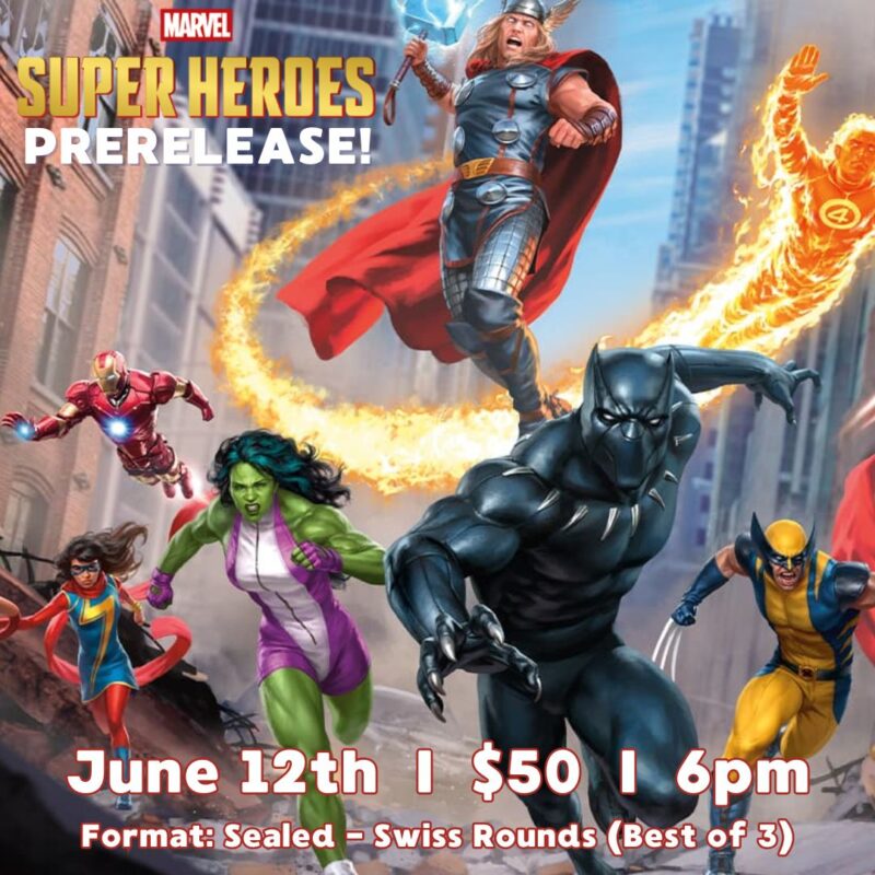MTG Marvel Super Hero Prerelease - Vestal - 6/12 - 6pm (5pm sign-ins begin)