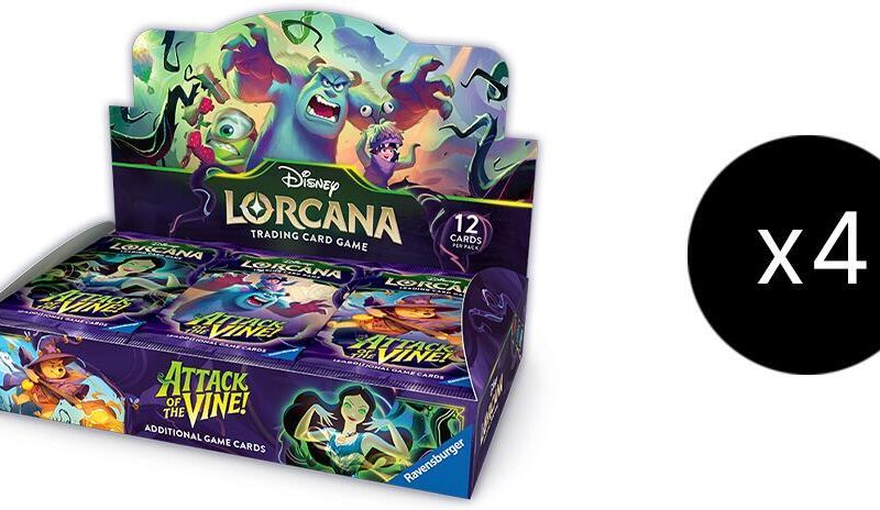 Disney Lorcana Attack of the Vine! Booster Box Case